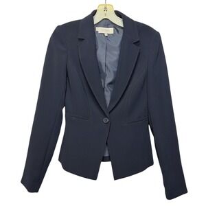 Hobbs London Womens Blazer Jacket Single Button Tailored Fit Size 2
